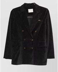 Circolo 1901 - Cotton Double-Breasted Suit Jacket - Lyst