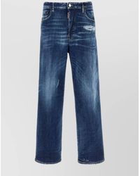 DSquared² - Denim Loose Straight-Leg Jeans - Lyst