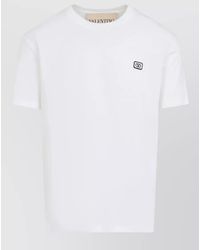 Valentino Garavani - Cotton Crewneck T-Shirt - Lyst
