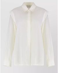Max Mara - Zirlo Silk Shirt Relaxed Fit Long Sleeves - Lyst