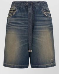 Amiri - Denim Drawstring Shorts - Lyst