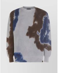 Mauna Kea - Tie-Dye Long Sleeve Crew Neck Sweater - Lyst