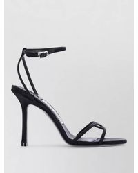 Jimmy Choo - Textile And Lamb Leather Sandals - Lyst