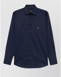 Etro - Roma Logo Shirt Regular Fit Long Sleeves - Lyst
