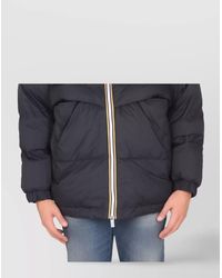 K-Way - Down Hooded Puffer Jacket - Lyst