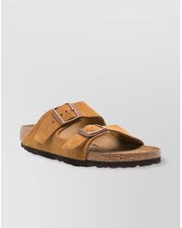Birkenstock - Suede Leather Arizona Sandals - Lyst