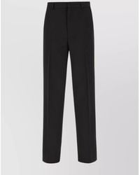 Gucci - Wool Trousers With Back Pockets And Belt Loops - Lyst
