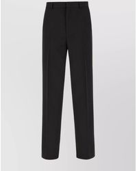 Gucci - Wool Trousers With Back Pockets And Belt Loops - Lyst