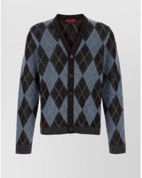 Gucci - Argyle-Patterned Cardigan - Lyst