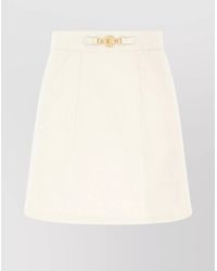 Patou - Denim High-Rise Mini Skirt - Lyst