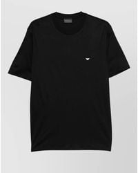 Emporio Armani - Cotton Blend T-Shirt - Lyst
