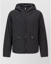 Undercover - Printed Hooded Padded Coat - Lyst