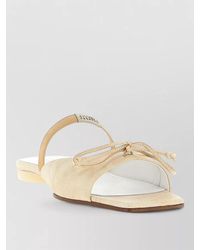 MM6 by Maison Margiela - Sandals Open Square Toe Bow Detail - Lyst
