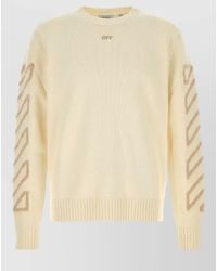 Off-White c/o Virgil Abloh - Wool Blend Sweater - Lyst