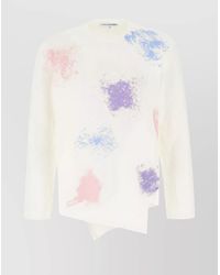 Comme des Garçons - Ribbed Asymmetric Sweater - Lyst