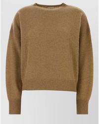 LeKasha - Cashmere Modena Sweater Dropped Shoulders Ribbed - Lyst
