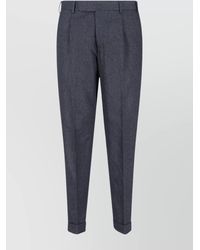 PT Torino - Cashmere Straight-Leg Tailored Trousers - Lyst