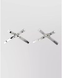 Marc Jacobs - Crystal-Embellished Bow Earrings - Lyst