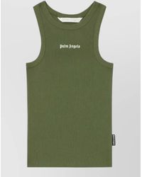 Palm Angels - Logo Rib Tank Top Sleeveless Design - Lyst