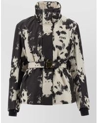 Fendi - Frosted Fauna Puffer Jackets - Lyst