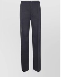 Loulou de Saison - High Waist Wide-Leg Trousers With Belt Loops - Lyst