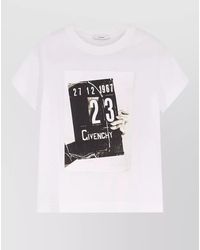Givenchy - Cotton Maxi Print Short Sleeve T-Shirt - Lyst