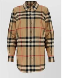 Burberry - Cotton Vintage Check Long-Sleeve Shirt - Lyst