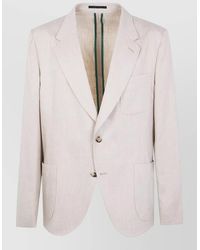 Paul Smith - Single Breasted Jacket Notch Lapel - Lyst