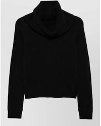 Roberto Collina - Cashmere Silk Ribbed Turtleneck Long-Sleeve Sweater - Lyst