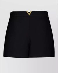 Valentino - Vlogo Signature Wool Silk Tailored Shorts - Lyst