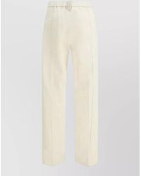 Fabiana Filippi - Tailored Trousers Straight Leg Front Pleats - Lyst