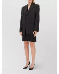 Helmut Lang - Virgin Wool Oversized Blazer - Lyst