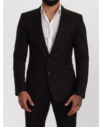 Dolce & Gabbana - Wool Checked Slim-Fit Single-Breasted Suit - Lyst