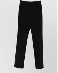 Valentino Garavani - High Waisted Tailored Wool Flare Trousers - Lyst