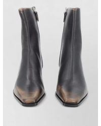 Paris Texas - Ankle Boots Block Heel Square Toe Design - Lyst