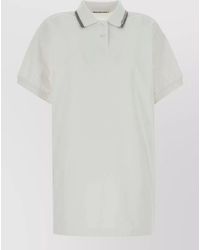 Alexander Wang - Cotton Mini Polo Dress Short Sleeves - Lyst