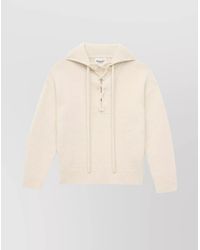 Isabel Marant - Hooded Top With Ribbed Cuffs And Hem - Lyst