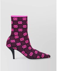 Gucci - GG Knit Bootie - Lyst