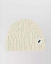 Golden Goose - Ribbed Wool Beanie Hat - Lyst