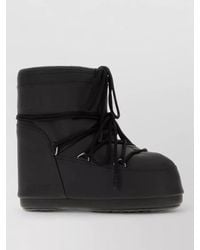 Moon Boot - Synthetic Leather Icon Low Ankle Boots - Lyst