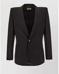 Saint Laurent - Wool Blazer - Lyst