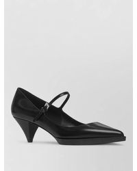 Prada - Leather High Heel Pumps - Lyst