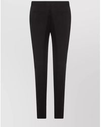 McQueen - Slim Fit Trousers With Pockets And Belt Loops - Lyst