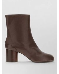Maison Margiela - Tabi Ankle Boots Round Toe Block Heel - Lyst