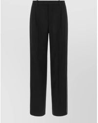 Brunello Cucinelli - Virgin Wool Pleated Wide-Leg Suit Trousers - Lyst