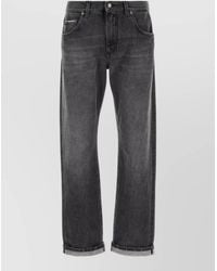 Dolce & Gabbana - Denim Jeans Faded Wash Five Pocket Design - Lyst