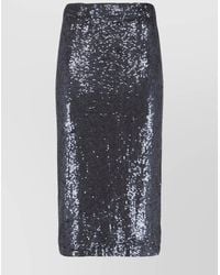 P.A.R.O.S.H. - Knee-Length Straight Skirt - Lyst