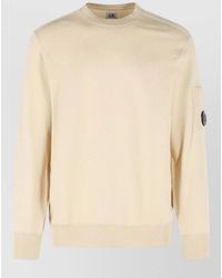 C.P. Company - Cotton Crew Neck Sweater Arm Pocket - Lyst