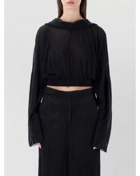 Rick Owens - Cropped Hooded Tunic - Lyst