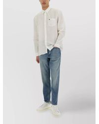 Lacoste - Linen Regular-Fit Shirt - Lyst